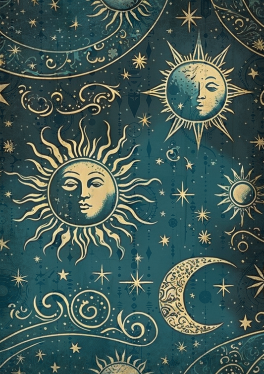 Decoupage Queen - Iveta Ziedina Celestial A4 & A3 Rice Paper
