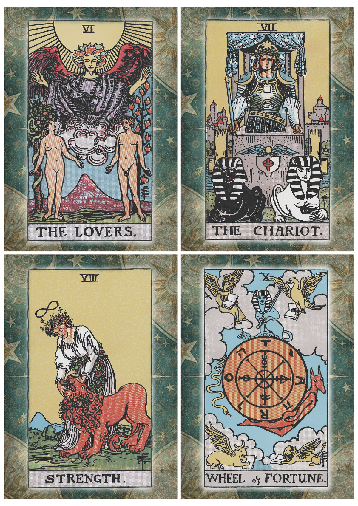 Decoupage Queen - Iveta Ziedina Tarot Major Arcana II A4 & A3 Rice Paper