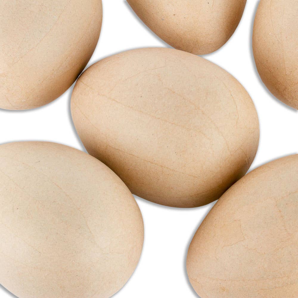 Factory Direct Craft - Unfinished Paper Mache Egg -  6" H x 4" Dia