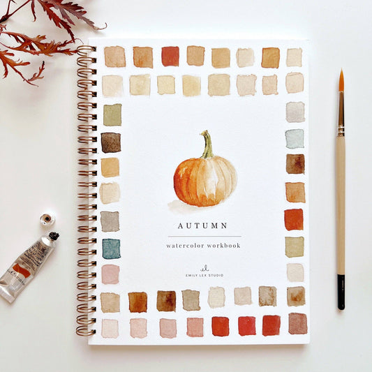 Emily Lex Studio - Watercolor Workbook Autumn
