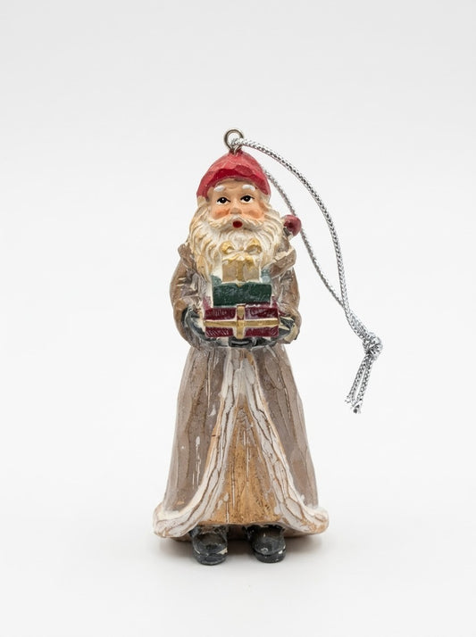 WOODLAND SANTA ORNAMENT