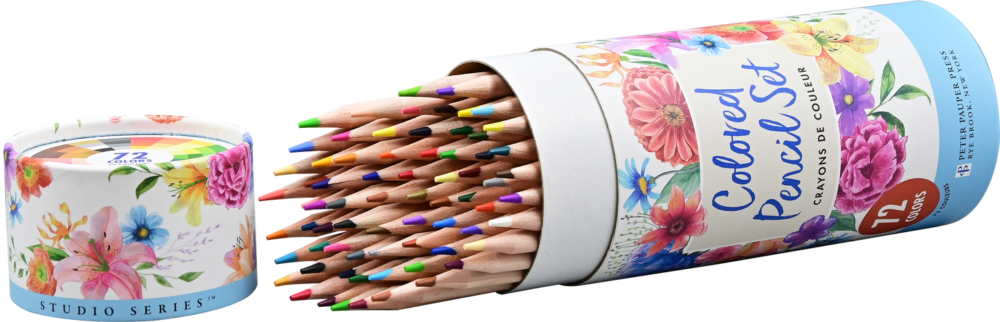 Peter Pauper Press - Studio Series Colored Pencils (Set of 72)