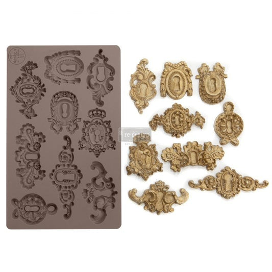 Re-Design With Prima® Decor Moulds - Grandeur Keyholes - 5"x8", 8mm