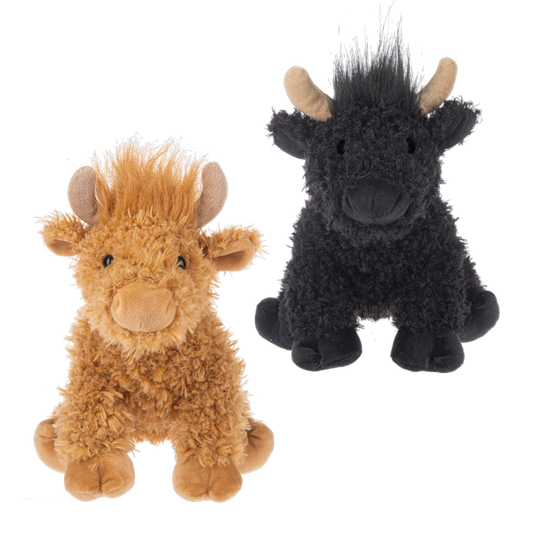 Ganz - Highland Cow Black/ Brown 9.5"