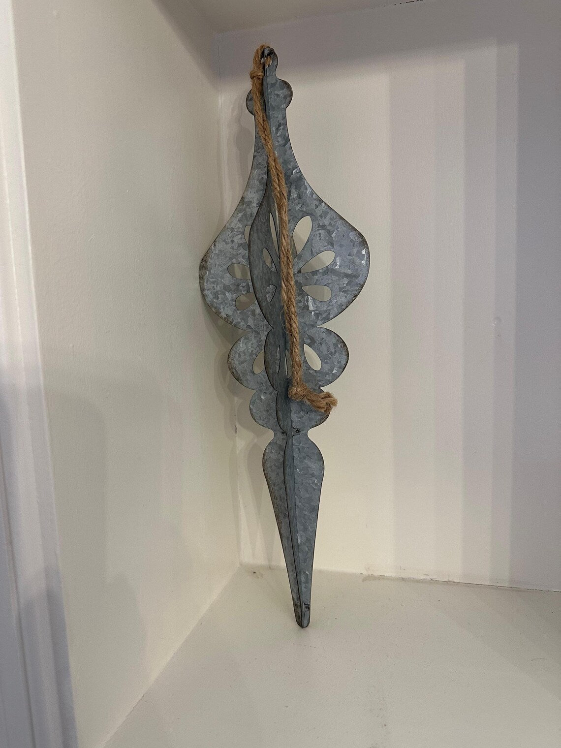 Metal Tear Drop Ornament