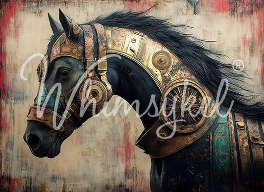 Whimsykel Brass Bridle 21x29