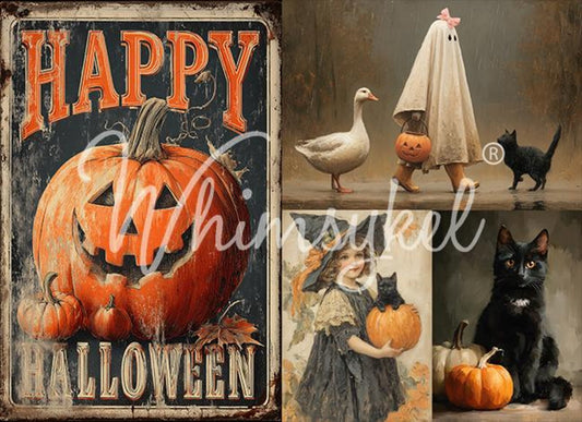 Whimsykel Happy Halloween 21x29