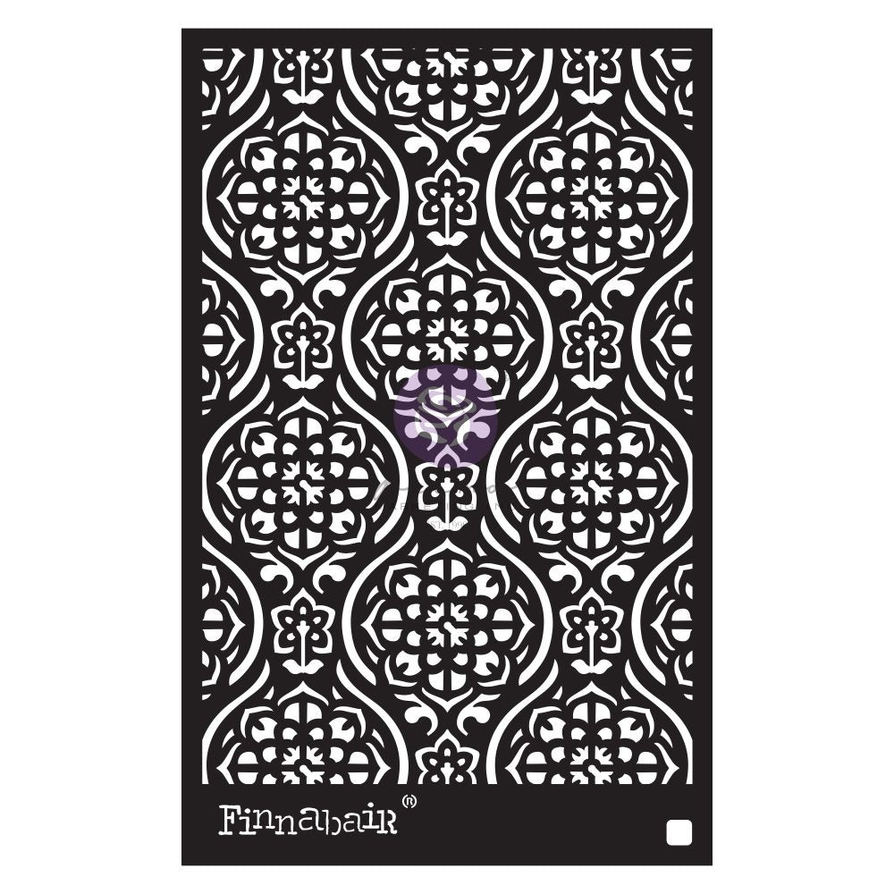 Finnabair Stencil - Victorian Tiles - 1 piece, 6x9"