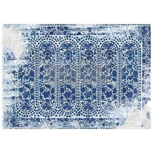Redesign A1 Decoupage Fiber The Blue House A1