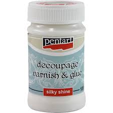 Pentart Decoupage Varnish & Glue Silky Shine 100ml, 230 ml