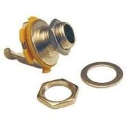 Profile 1/4 inch mono jack socket