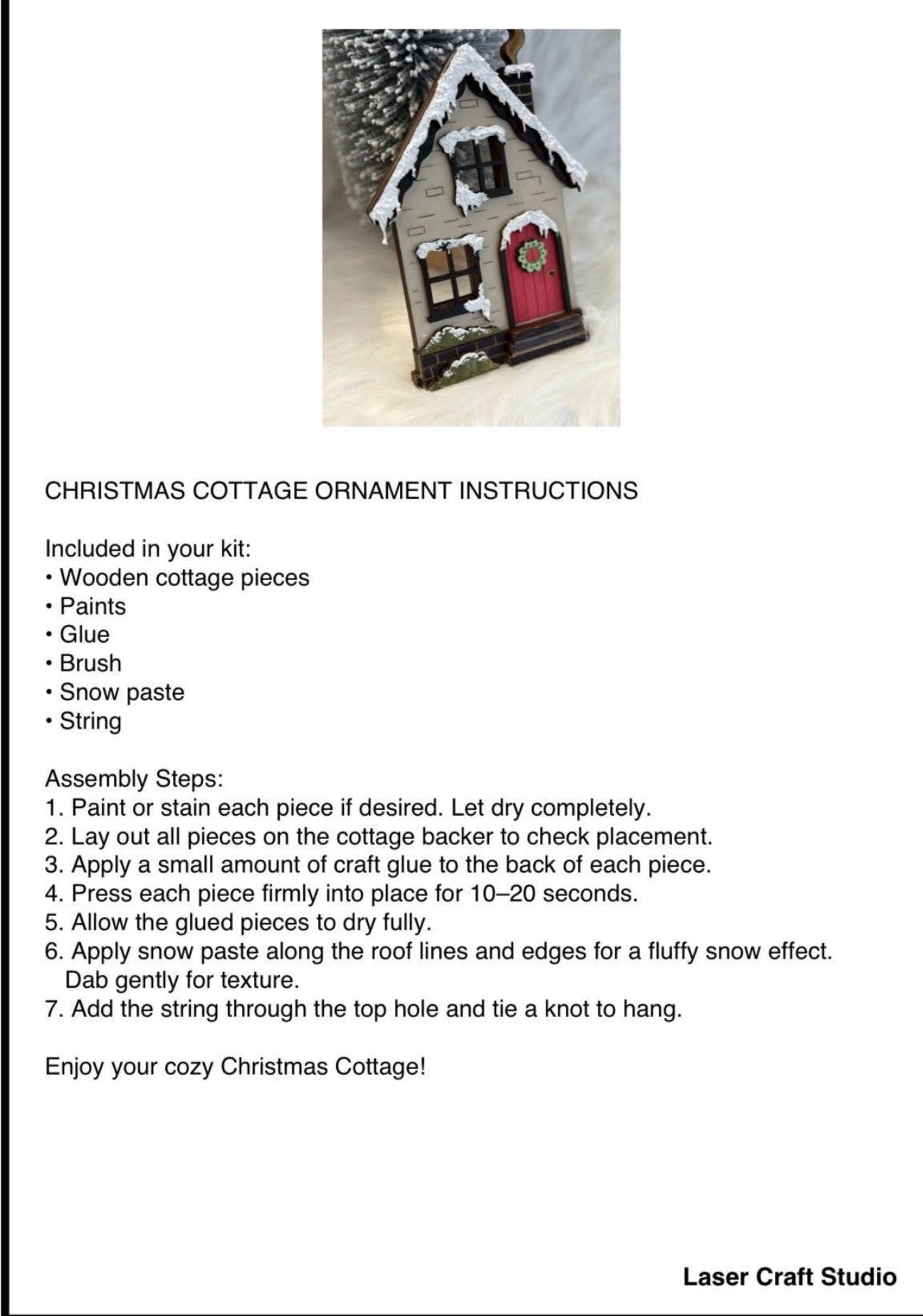 Laser Craft Studio Victorian House #1