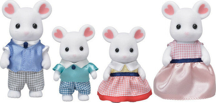 Calico Critters - Marshmallow Mouse Family