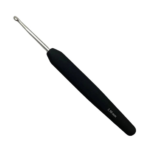 KNITPRO Crochet 3.50mm Soft Feel Handle Silver 3.5mm (E)