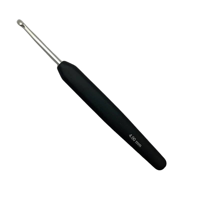 KNITPRO Crochet 4.00mm Soft Feel Handle Silver (G)