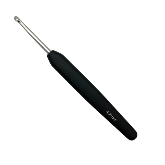 KNITPRO Crochet 4.00mm Soft Feel Handle Silver (G)