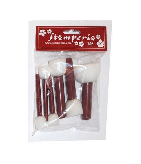 Stamperia : 6 Assorted Sponge Brushes