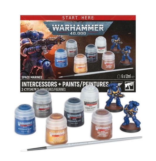 Warhammer 40k - Space Marines Intercessors + Paints