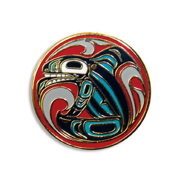 KILLER WHALE ENAMLE PIN