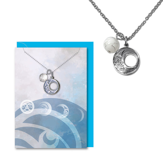 Healing Necklace Moon by Maynard Johnny Jr