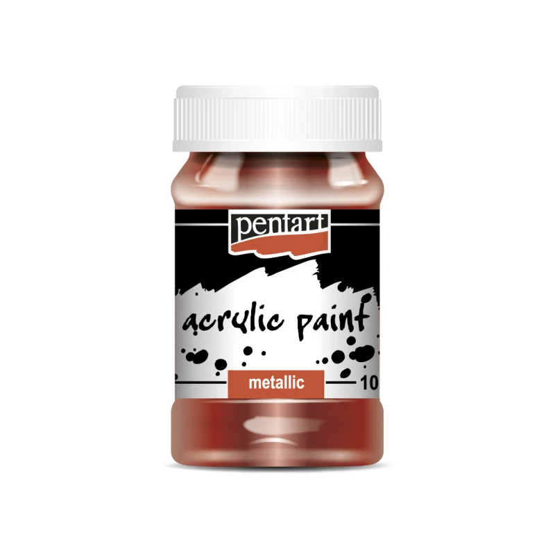 Pentart Acrylic Metallic -  Colour Variety 100ml