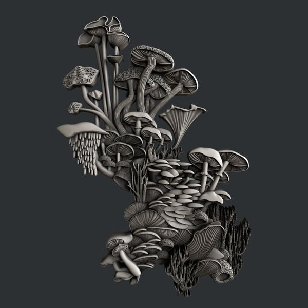 Zuri Mould - Mushroom Bloom Set 3