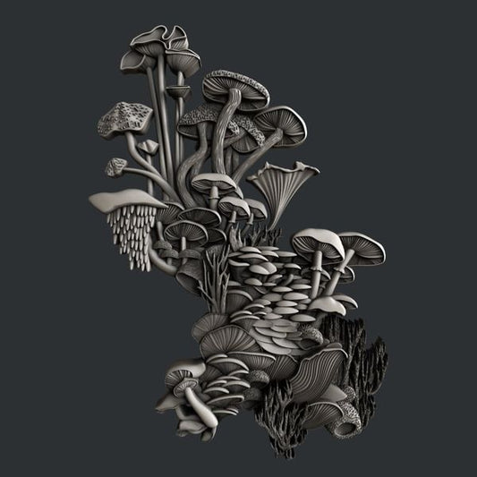 Zuri Mould - Mushroom Bloom Set 3