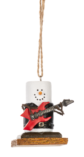 Smores Rock & Roll Resin Ornament