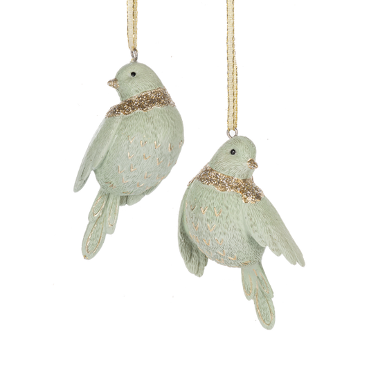 Glittered Bird  Resin