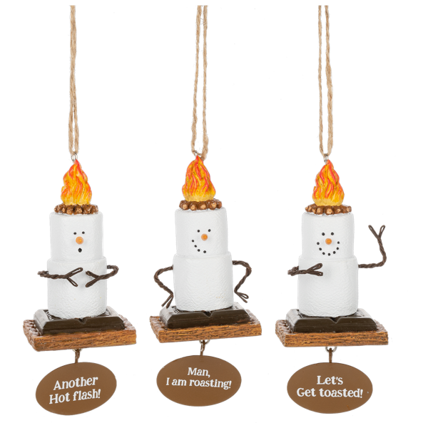 S'More Fire Hat Ornament