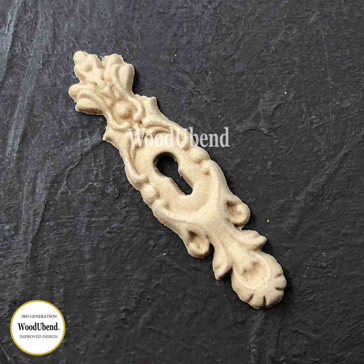 Woodubend Pack of 5 Keyholes 7x1.5 cm