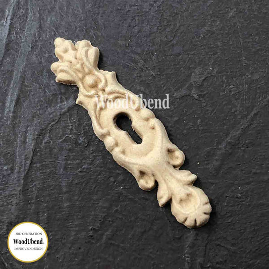Woodubend Pack of 5 Keyholes 7x1.5 cm