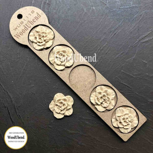 Woodubend Pack of 5 Soft Petalled Flowers
