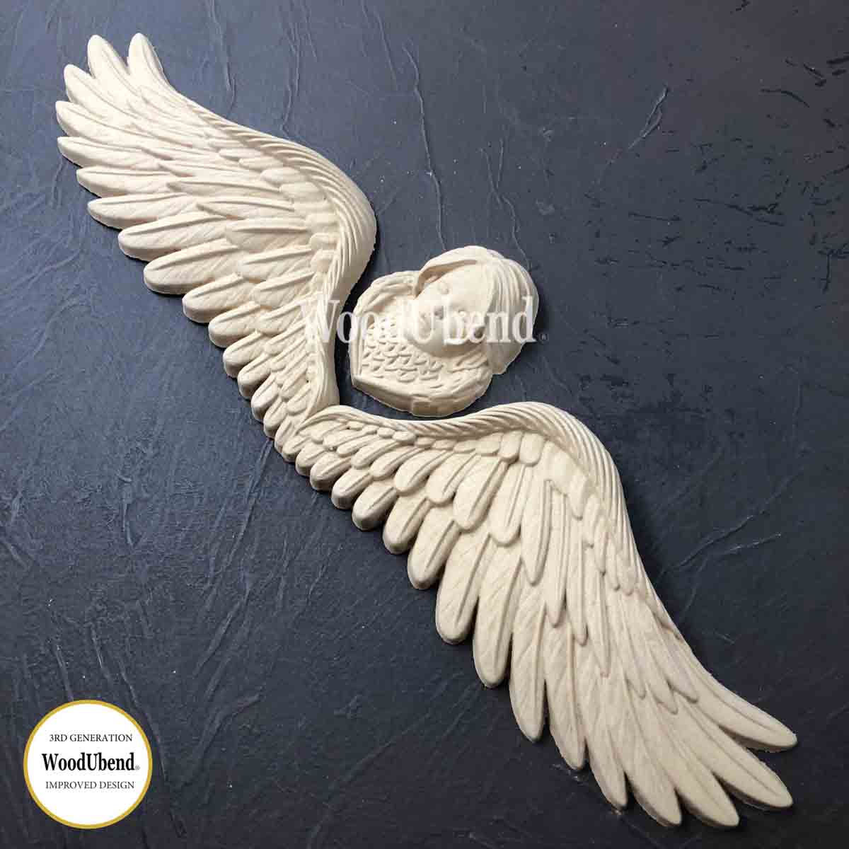 Woodubend Angel Winds w Angel Head 16.75x4.53