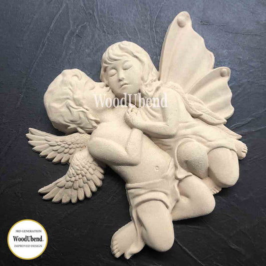 Woodubend Pack of 2 Angels 16x19 cm