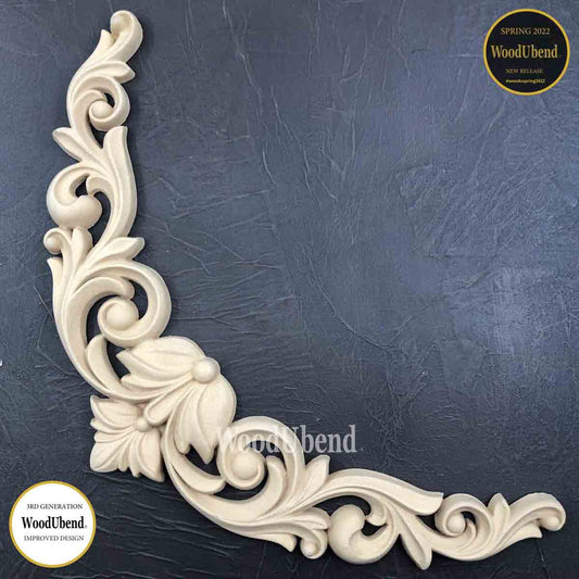 Woodubend Curved Pediment WUB606