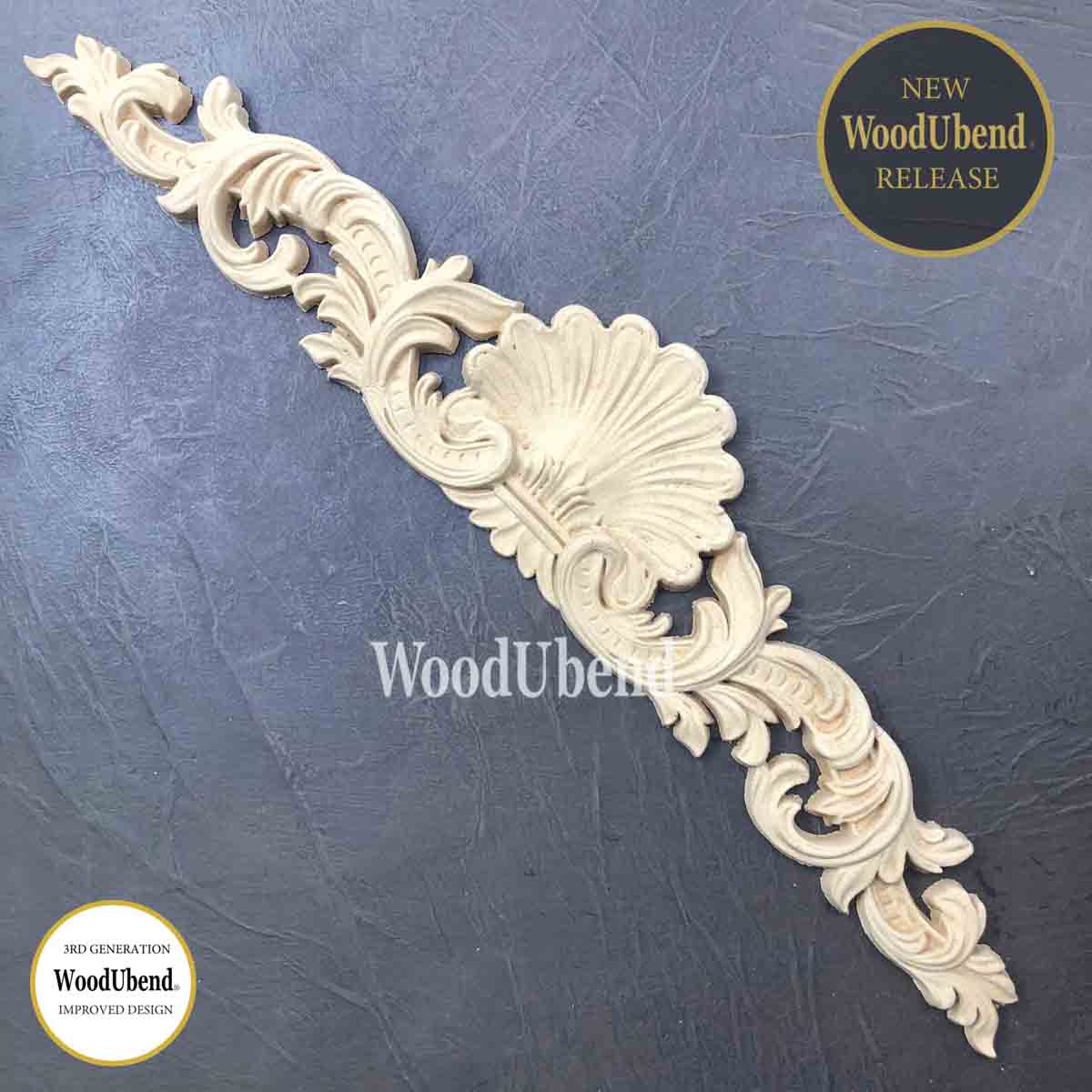 WoodUbend : Pack of Two Pediments wub1372.48