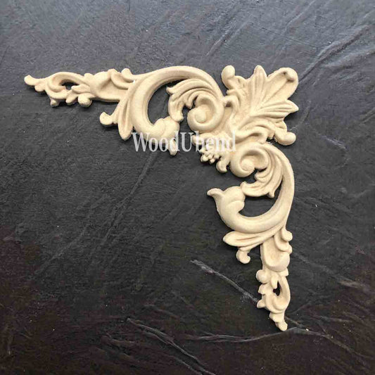Woodubend Pack of 2 Pediments 8x15 cm