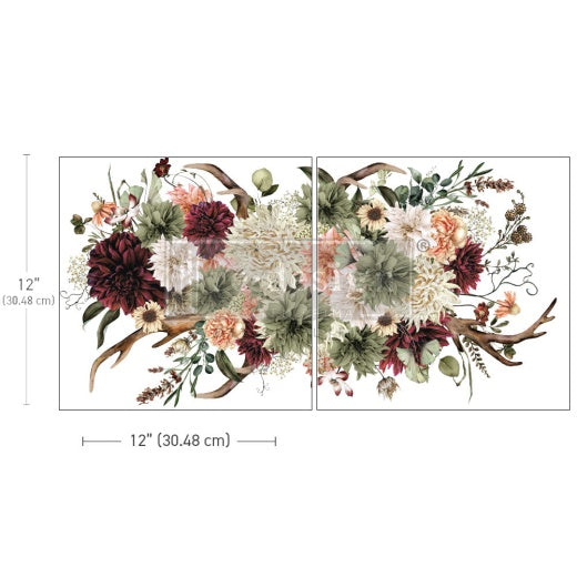 Re-Design With Prima® Maxi Transfers - Prairie House - 12x12" 2 Sheets