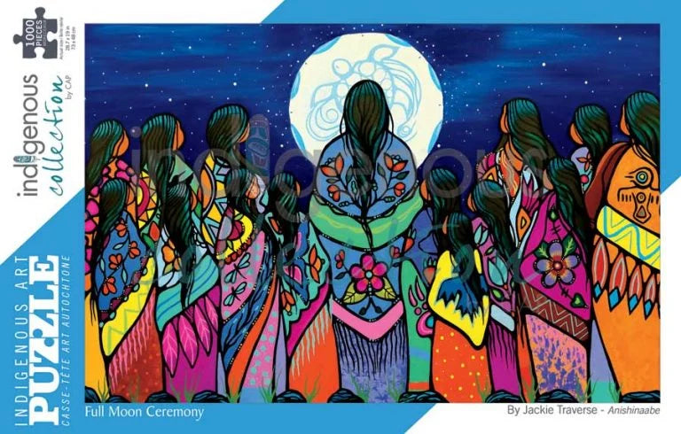 Indigenous Puzzle Full Moon Ceremony 1000 Pieces