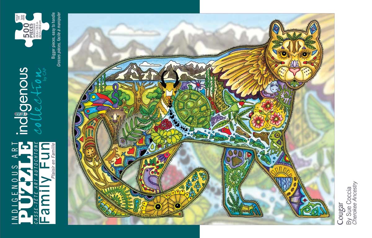 Indeginous Puzzle Cougar 500 Pc