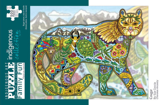 Indeginous Puzzle Cougar 500 Pc