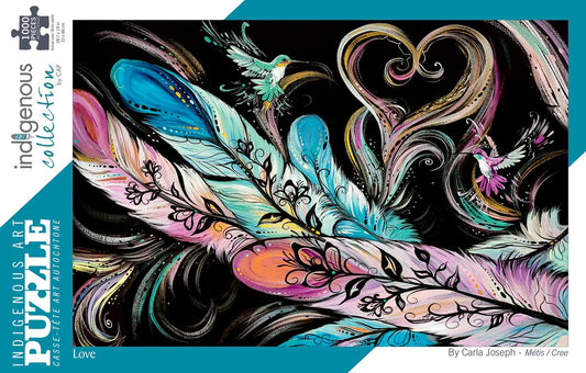 INDIGENOUS ART LOVE 1000 PC PZL
