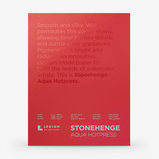 Stonehenge : Aqua Watercolour Paper Block 140lb 7x10"