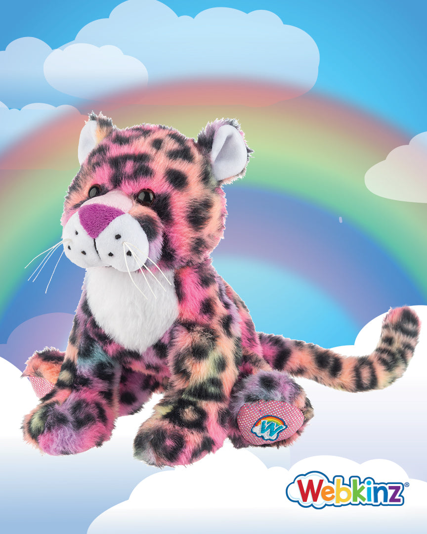 Webkinz Rainbow Leopard 8.5"