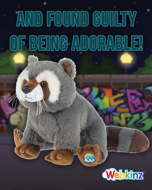 Webkinz Raccoon 8.5"