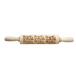 Holiday Cookie Rolling Pin