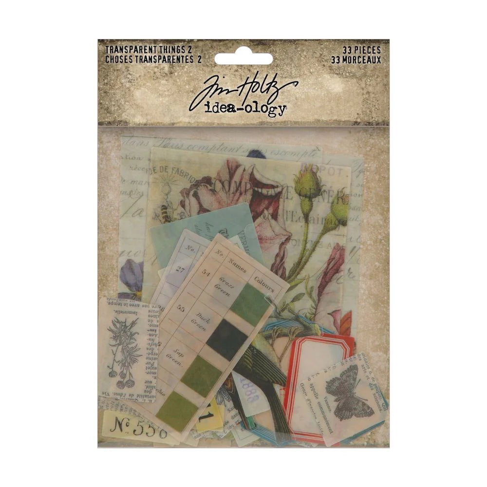 Tim Holtz Idea-Ology : Transparent Things 2