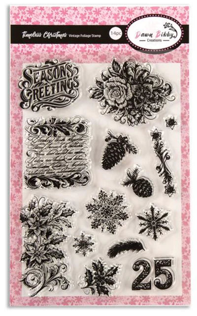 Dawn Bibby - Timeless Christmas - Vintage Foliage Stamp