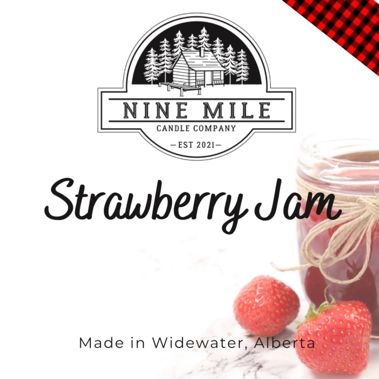 Nine Mile Strawberry Jam 14 oz Candle
